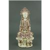 Image 1 : Chinese Copper Red Porcelain Guanyin Figure