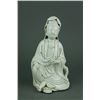 Image 1 : 19th C. Blanc De Chine Porcelain Guanyin Figure