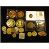 Image 1 : (20) items in this lot, Medals, Tokens, and etc. Includes a Good Conduct medal, a Lincoln Medal, and