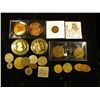 Image 2 : (20) items in this lot, Medals, Tokens, and etc. Includes a Good Conduct medal, a Lincoln Medal, and