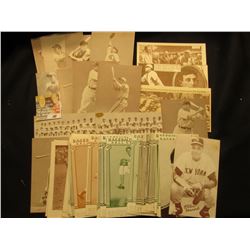 Large group of large format Baseball Cards, which 'Doc' used to sell at $5 each.