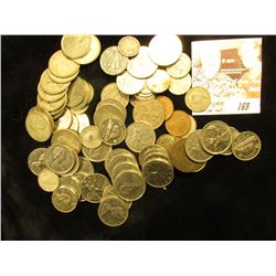 From Canada: 1909 Canada Large Penny; (3) small Cents; (3) Five Cent Silvers; (9) Nickels; 1919 date