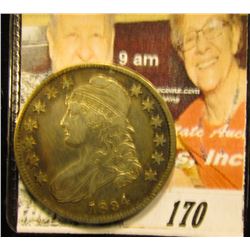1834 Capped Bust U.S. Half-Dollar, VF.