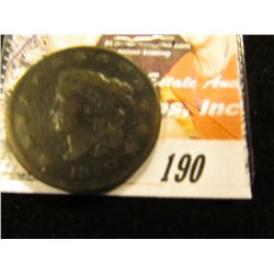 1820 U.S. Large Cent, VG.