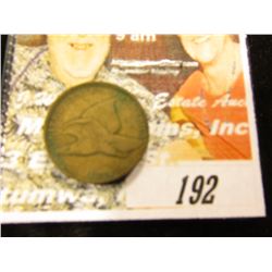1858 Flying Eagle Cent, VG.