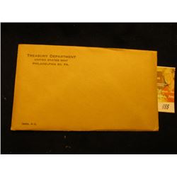 1963 US Proof Set Original as Issued.  Unopened Envelope.