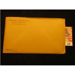 1959 US Proof Set Original as Issued. Unopened Envelope.