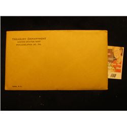 1963 US Proof Set Original as Issued.  Unopened Envelope.