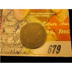 1894 O Barber Dime. G,