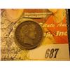 Image 1 : 1901 Barber Dime. VF