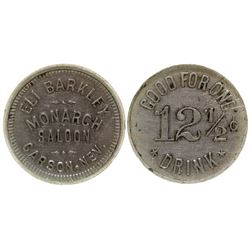 Monarch Saloon Token Carson City Nevada