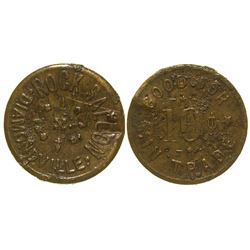 Rock Saloon Token Diamondville Wyoming