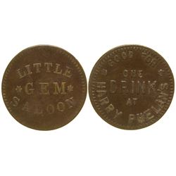 Little Gem Saloon Token Rawlins Wyoming