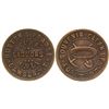 Image 1 : Pictoral Dawson Liquor Token Yukon Territory