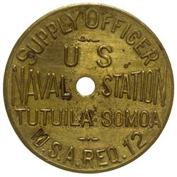 Naval Supply Officer Token Samoa
