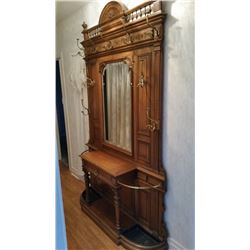 Oak Hall Entry Stand - NO SHIPPING PICK UP IN ARDEN ONLY