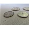 Image 3 : 2 x Silver 50 Cent Pieces & 3 x Silver Quarters