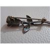 Image 2 : Sterling Silver Rose Pin