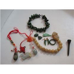 Various Jade and Jadeite Pieces