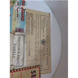 Various Vintage Tourist Ephemera