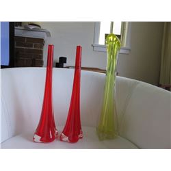 Murano vases