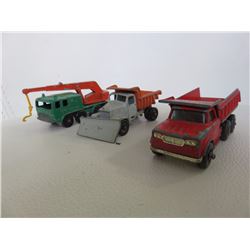 Vintage Lesney Matchbox work vehicles