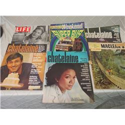 Vintage MacLean, Chatelaine, etc Magazines