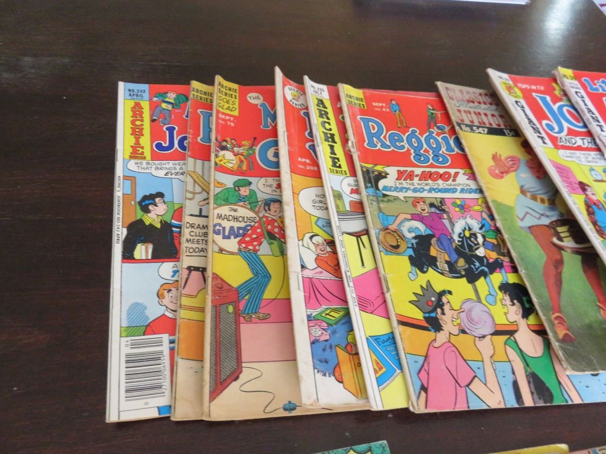 Old Comics Stack stack of old archie comics and jerry lewis