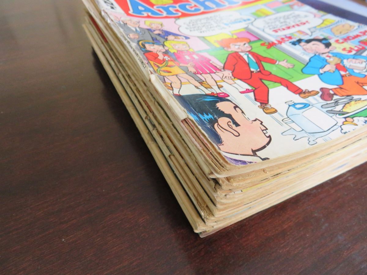 Old Comics Stack stack of old archie comics and jerry lewis