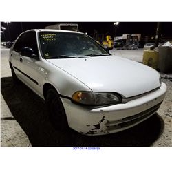 1992 - HONDA CIVIC // REBUILT SALVAGE