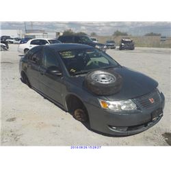 2005 - SATURN ION // SALVAGE TITLE