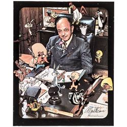Wonderful MEL BLANC Signed Color Photograph, aka: The Man of a Thousand Voices
