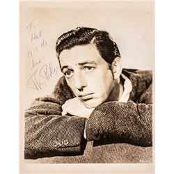 RAY BOLGER Signed B&W Photograph, the Scarecrow from the Wizard of Oz
