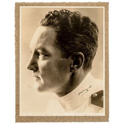 Superb RICHARD E. BYRD Signed Photograph Shows Byrd in his Naval Uniform