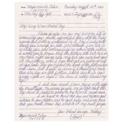 MEYER HARRIS “MICKEY” COHEN Archive of 8 Autograph Letters Signed