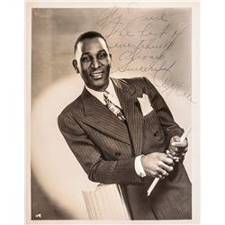 Jazz Drummer WILLIAM RANDOLPH COZY COLE Signed B&W Photograph