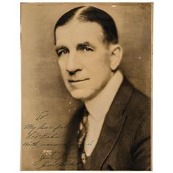 JAMES J. (GENTLEMAN JIM) CORBETT, Inscribed and Signed Photograph