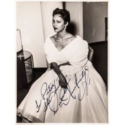 African-American Actress DOROTHY DANDRIDGE Signed B&W Photograph
