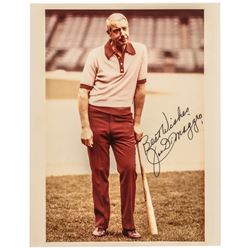 JOE DiMAGGIO Color Photograph Signed - New York Yankees, The Yankee Clipper