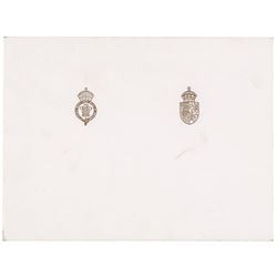 Christmas Card Signed by Both PRINCE CHARLES & PRINCESS DIANA