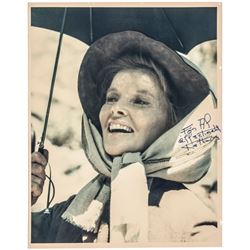 KATHARINE HEPBURN Signed Color Photograph from Rooster Cogburn to Al Yank