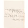 Image 1 : OLIVER WENDELL HOLMES SR. Autograph Quotation from “The Chambered Nautilus”