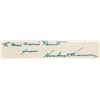 Image 3 : Impressive HERBERT HOOVER Autograph Photograph Signed