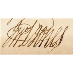 Boldly Written Naval Hero JOHN PAUL JONES Autograph Clipped Signature