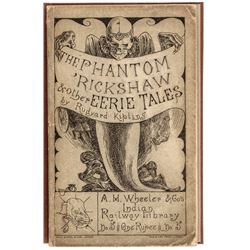 First Edition Book, Rudyard Kipling’s: The Phantom Rickshaw & Other Eerie Tales