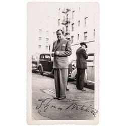 Actor THOMAS MITCHELL Photograph Signed Star of Gone With the Wind etc.