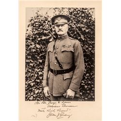 Signed & Inscribed Photograph of GEN. JOHN J. PERSHING, aka Black Jack Pershing