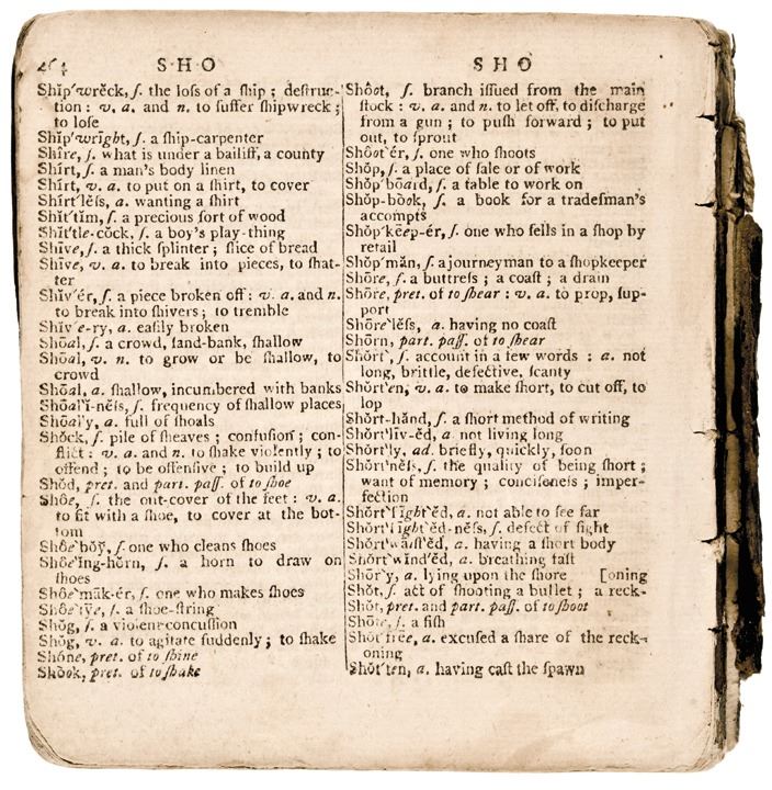 1788 FIRST AMERICAN EDITION, Isaiah Thomas' Historic Dictionary at