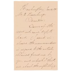 JOSEPH E. SESSFORD Archive of 7 Letters Ticket-Seller at Ford’s Theatre