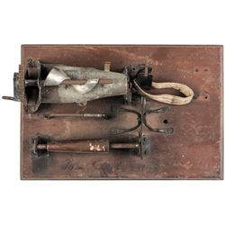1870 Original Handmade U.S. Patent Office Model of a Bread Making Machine